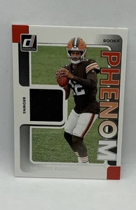 Shedeur Sanders - 2025 Donruss Rookie Phenom Jersey #RPJ-SSS Browns Patch RC - Picture 1 of 3