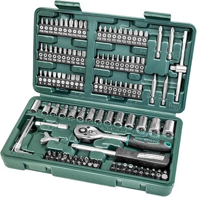 Bruder Mannesmann 130 piece socket and bit set - Image 1 of 4