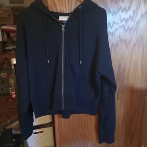 Damen Cropped Sweatshirt mit Kapuze und Reißverschluss - Universal Thread - Bild 1 von 5