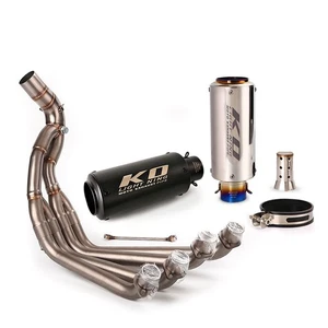 For Honda CBR650R CBR650F 2014-2023 CB650R Full System Exhaust Tips Header Pipe - Picture 1 of 12
