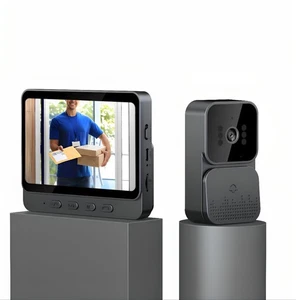 Campanello Visivo WiFi 2.4G Spioncino Digitale Videocitofono Display 4,3 Pollici - Foto 1 di 24