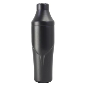 Silber Schwarz Doppelwand Cocktail Shaker 24 Unzen Premium 18/8 Edelstahl Eff... - Bild 1 von 7