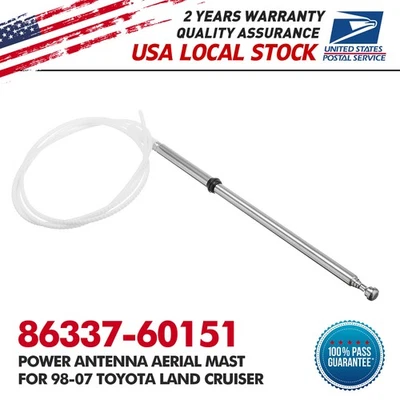 Power Antenna Mast 86337-60151 for Toyota Land Cruiser 1998 1999 2000-2007 H - Image 1 of 4
