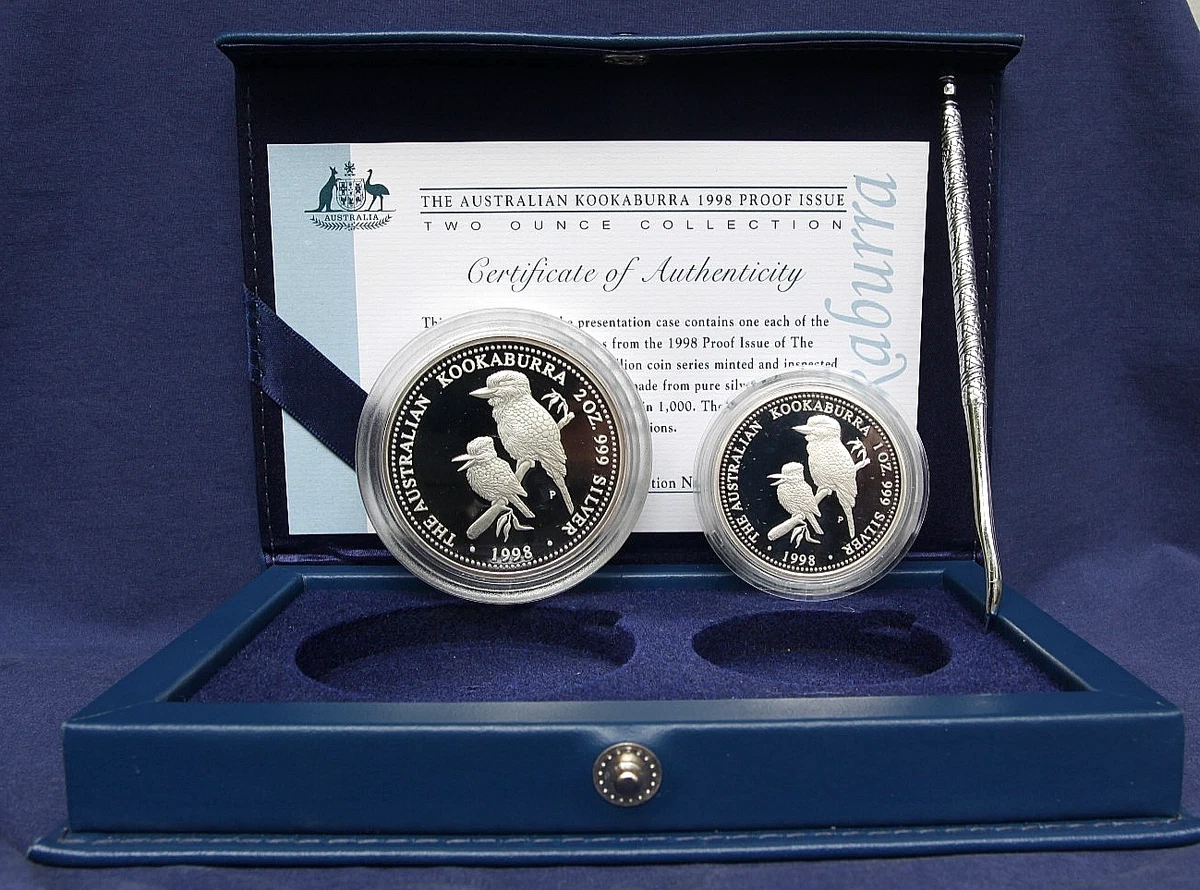 Uncirculated Silver Uncertified Australian Proof Coin Sets for