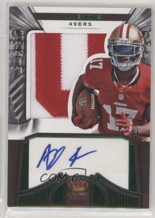 2012 Crown Royale Green /49 AJ Jenkins #251 Rookie Auto RC - Image 1 of 2