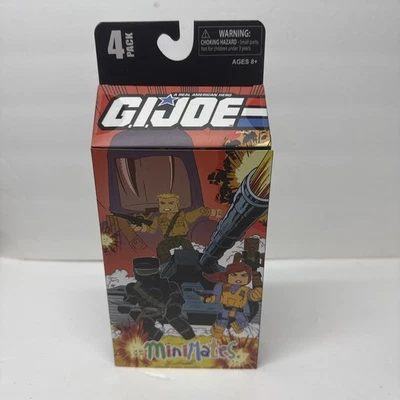 G.I. Joe 4 Pack Minimates Storm Shadow Cobra Commander Snake Eyes Scarlett - Image 1 of 4