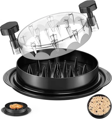 SoulLife Chicken Shredder 8 Inches, Breast Tool, Black