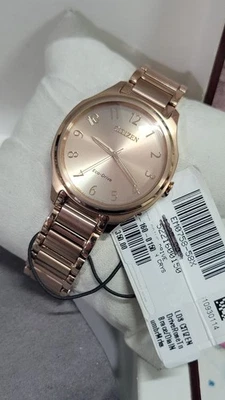 Citizen Women's Eco-Drive Weekender Rose Gold Tone Watch 35MM EM0758-58X - Image 1 of 4
