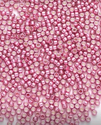 1600pcs Hot Pink Metal Plated Crystal Glass Beads - 2mm - Image 1 of 3