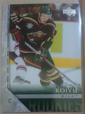 Mikko Koivu Young Guns RC - Minnesota Wild - Upper Deck Series 2 2005-06 NHL