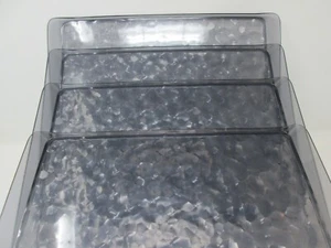 Delta Airlines Smoke Grey Tray Set Lot of 4 Patricia Urquiola Allessi 044207770 - Picture 1 of 8