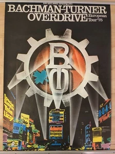 Bachman Turner Overdrive Concert Poster Konzert Plakat A1 European Tour 1975 org - Bild 1 von 3
