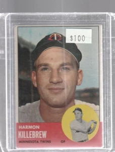 1963 Topps Baseball card,Harmon Killebrew #500 - Picture 1 of 2