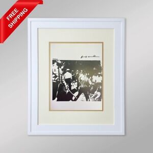Andy Warhol - Birbimgham Race Riot - Original Hand Signed Print with COA