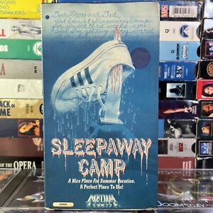 Sleepaway Camp 1984 VHS Former Rental Media Double Flaps