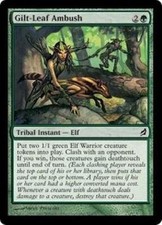 Gilt-Leaf Ambush x4 Lorwyn MtG NM