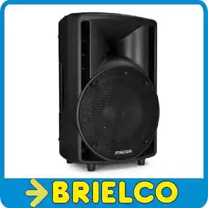 CAJA ACUSTICA BAFLE AUTOAMPLIFICADO 8" 160W MAX USB/SD/MP3 420X260X230MM BD3859 - Imagen 1 de 1