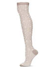 Legmogue Women's Diamond Tone Over The Knee Warm Sock One Size / Taupe Heather