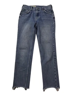 Pilcro and The Letterpress Damen 27 x 26 Boyfriend Raw Hem Mid Rise Jeans - Bild 1 von 24
