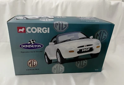 Corgi Donington / MG 1995 Open Top White / 1:18 Model - Image 1 of 4