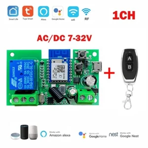 Tuya WiFi Switch APP Gate Remote Control Smart Relay Module for Alexa Google - Picture 1 of 8