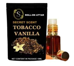 Tobacco Vanilla Concentrated Roll-on Attar Fragrance Oil - 10ml / 0.33fl.oz - Picture 1 of 4