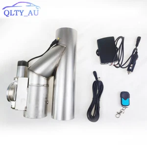 2.5'' Electric Y Pipe Exhaust Valve Kit with Remote Control Stainless Steel - Picture 1 of 16