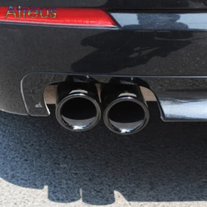 Car Exhaust Pipe Tail Muffler Tips For BMW 5 Series F10 F18 520i 523i 525i 528i - Foto 1 di 5
