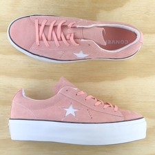 one star platform canvas star low top