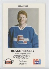 1984-85 Pepsi Fredericton Express Police Blake Wesley #28