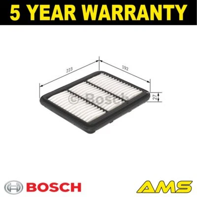 Filtro de aire Bosch 96591485 para Chevrolet Matiz 2005-2013 0,8 1,0 Foto 1 de 4