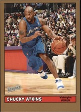 2005-06 Bazooka Gold Washington Wizards Basketball Card #143 Chucky Atkins