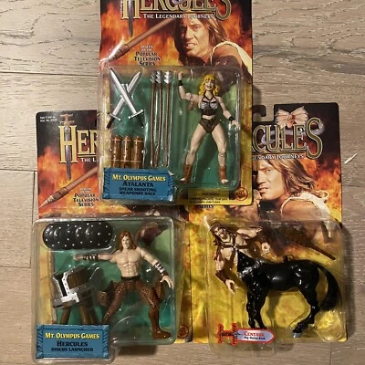 Toy Biz Hercules The Legendary Journeys 1996 Juegos del Monte Olimpo Figuras Paquete de 3 Foto 1 de 4