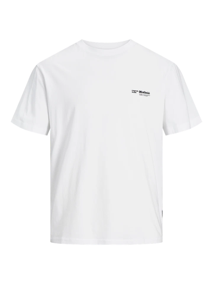 JACK&JONES Camiseta Cuello Redondo Hombre Jorsequoia Gráfico Back - Relaxed Fit - Imagen 1 de 1