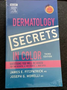 New DERMATOLOGY SECRETS IN COLOR: WITH STUDENT CONSULT ONLINE J. Fitzpatrick gd - Picture 1 of 2