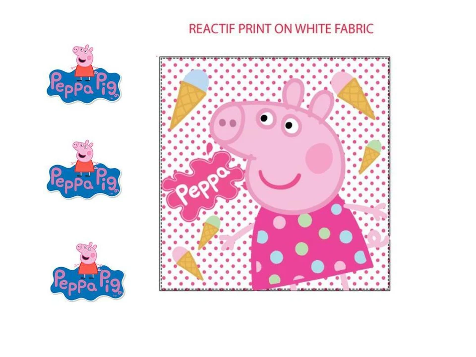 Peppa Pig Peppa Wutz Halstuch Bandana 55 x 55 cm Haarband Schal Tuch Kopftuch