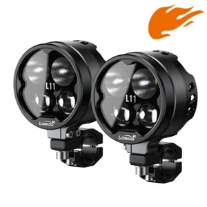 L11 Motorcycle Auxiliary Lights – 15000LM High/Low Beam with 3 Warning Modes - Picture 1 of 17