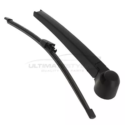 Rear Windscreen Wiper Arm & Blade Set 33 cm 13" Inch Skoda Fabia 2007-2013 - Image 1 of 3