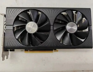 NITRO Graphics AMD GDDR5 SAPPHIRE DVI DP Radeon Card RX580 HDMI 2304 Video 8GB - Picture 1 of 5