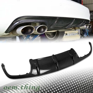 Carbon Fiber Fit For Mercedes Benz C-Class W204 C63 Rear Bumper Diffuser C350 - Picture 1 of 1