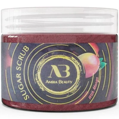 Amira Beauty Mango Exfoliating Sugar Body Scrub - Cellulite, Stretch Marks - Image 1 of 4