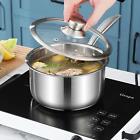 Soup Pot Milk Pan Easy To Clean Kitchen Pot Saucepan With Lid Cooking Boiling