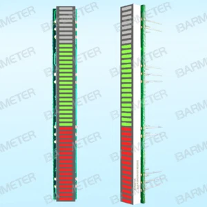 LED Bargraph Indicator 41seg 63mm Length Red&Green (tri-color) BL41-6305MD04 - Picture 1 of 2