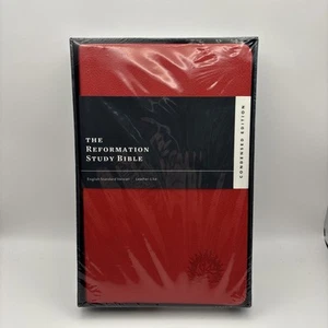 ESV Reformation Study Bible, Condensed Edition [2017] - Red, Leather-Like - Picture 1 of 4