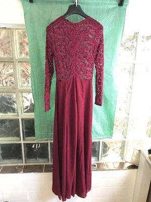 Shein Damen Hey Kyla-Ballkleid Langarme Win Rot Gr XS - Bild 1 von 4