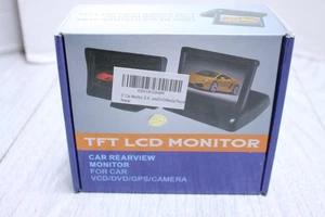 Schermo monitor LCD TFT a colori Open Box 5" per fotocamera retrovisore auto VCD DVD GPS - Foto 1 di 12