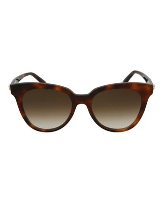 Alexander McQueen Mujer Ojo de Gato Habana Marrón Moda Diseñador Gafas Foto 1 de 4