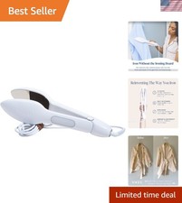 Nori Press Travel Steam Iron - Handheld Iron With Optional Steam Feature - No Ir