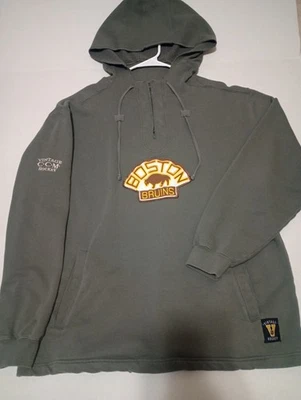 Boston Bruins Vintage CCM Jersey Shirt Size Large Gray Hoodie Gray Lace - Image 1 of 4