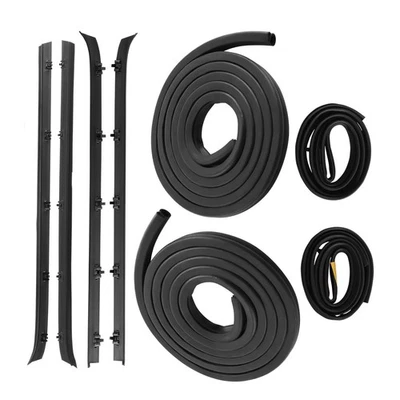 Juego completo de 8 sellos de impermeabilización para ventana de puerta para GMC V1500/V2500/V3500 87-91 Foto 1 de 4